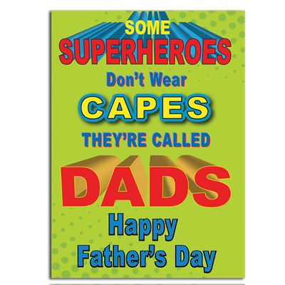 HAPPY FATHER'S DAY SUPERHERO